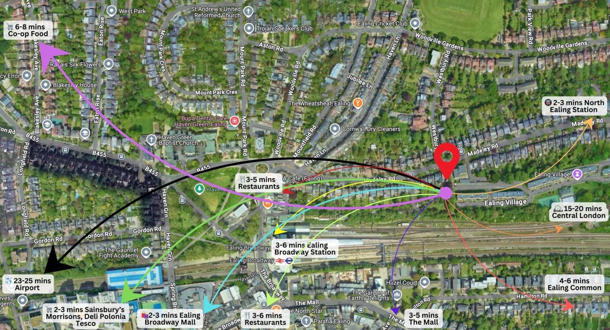Ealing Broadway Great Stay 7-Minute Walk From The Underground Kültér fotó
